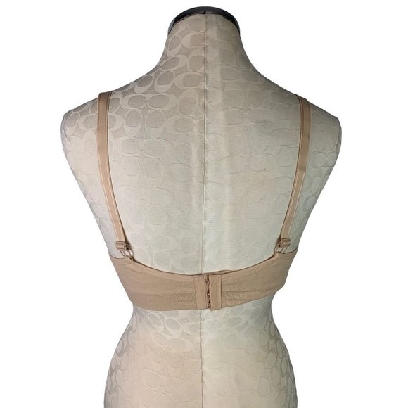 XL Lamaze Seamless Comfort Nursing Bra Removable Pads Nude Tan - Picture 5 of 7